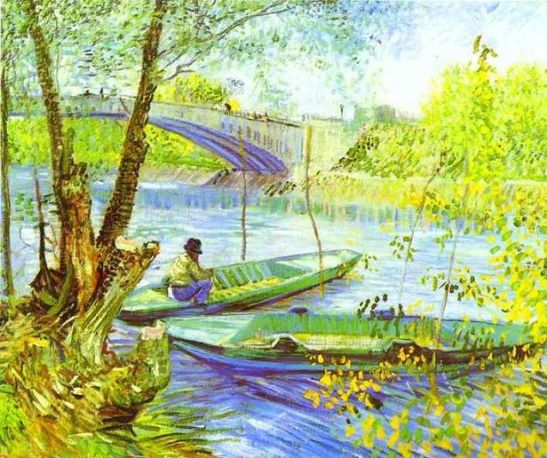 Fishing in Spring, Van Gogh