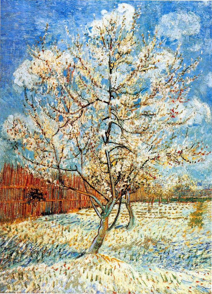 Peach Trees in Blossom, Vincent Van Gogh