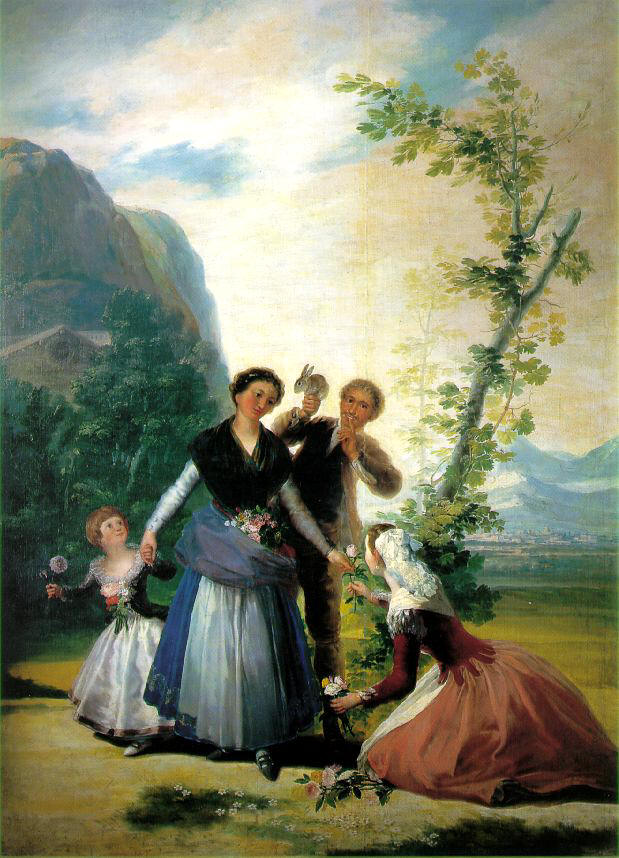 The Florists or Spring, Francisco Goya