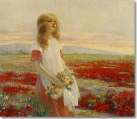 Γερανιώτης Δημήτριος-Κοπέλα σε Αγρό, 1905